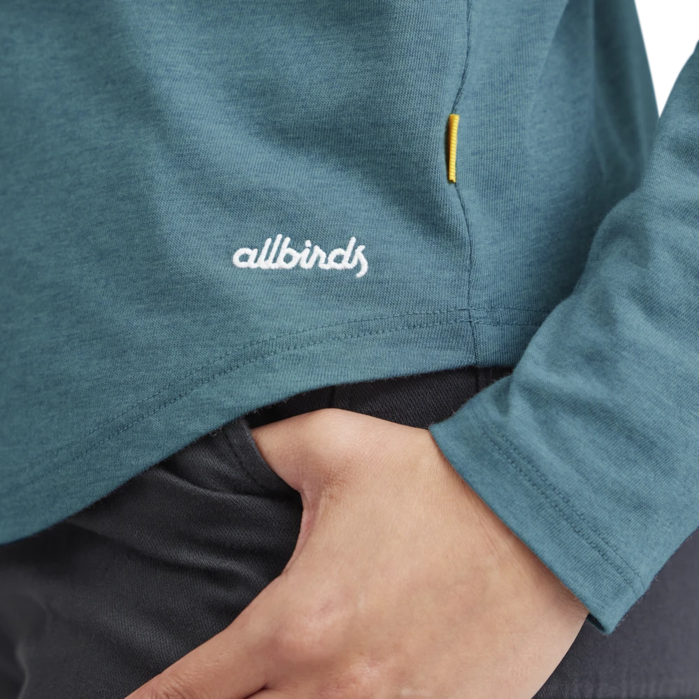Women's Soft Merino Long Sleeve Tee - Chasm Teal 4 Women's Soft Merino Long Sleeve Tee - Chasm Teal - Image 4