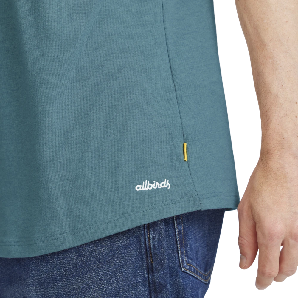 Men's Soft Merino Tee - Chasm Teal 4 Men's Soft Merino Tee - Chasm Teal - Image 4