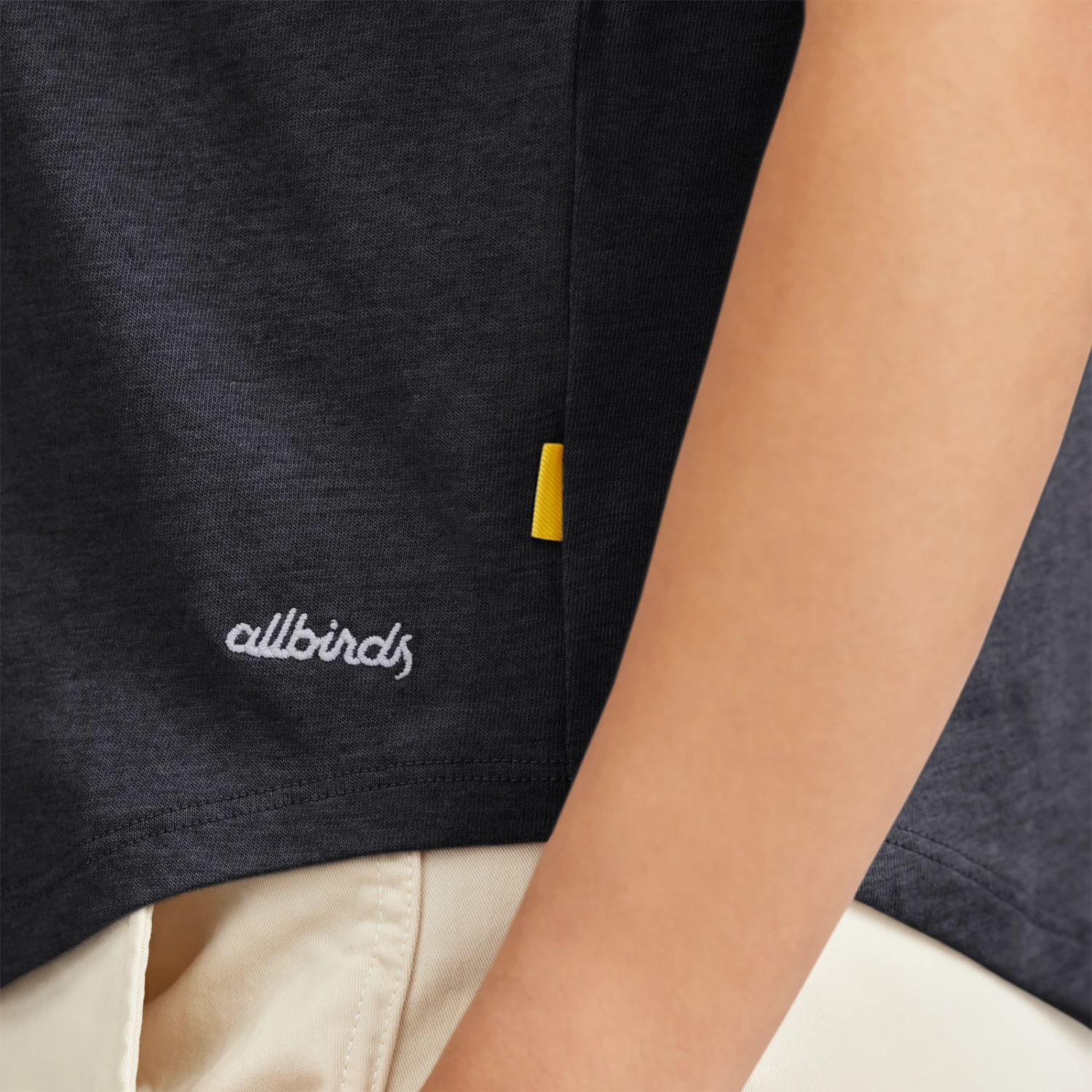 Women's Soft Merino Tee - Natural Black 4 Women's Soft Merino Tee - Natural Black - Image 4