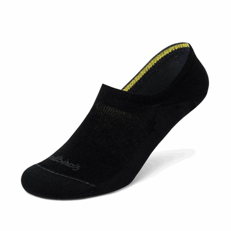 Anytime No Show Sock - Natural Black