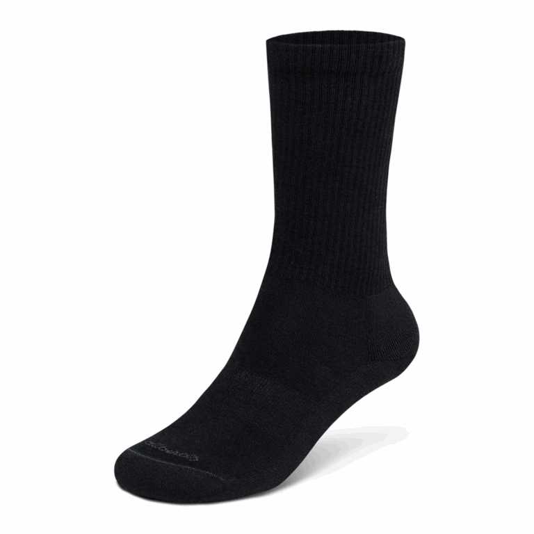 Anytime Crew Sock - Natural Black